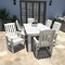 Highwood Usa Lehigh 7pc Rectangular Outdoor Patio Furniture Dining Set 72 x 42 AD-ST7LH1CO4AA-WHE - alternate 2